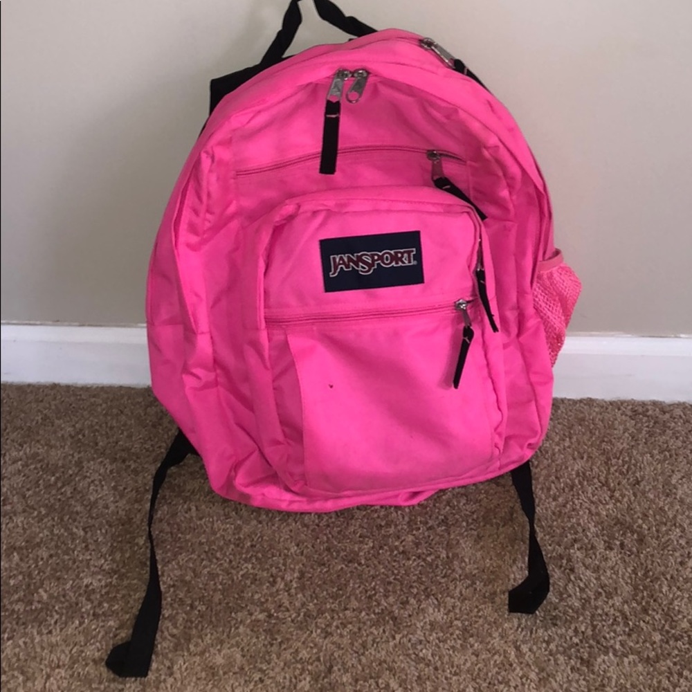 Pink Jansport Back pack
